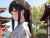 着物姿の女性　イラスト　元旦に初詣　No66
