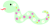 お花模様のへび２（巳年年賀状素材）