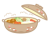 ホカホカお鍋のイラスト