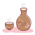 熱燗とお猪口のイラスト