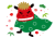 獅子舞のイラスト