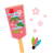 羽根つきセットのイラスト