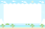 日本の夏の海をイメージしたフレーム素材