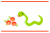 蛇と椿（迎春文字なし・巳年年賀状素材）