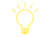 電球のアイコン（ひらめきマーク）