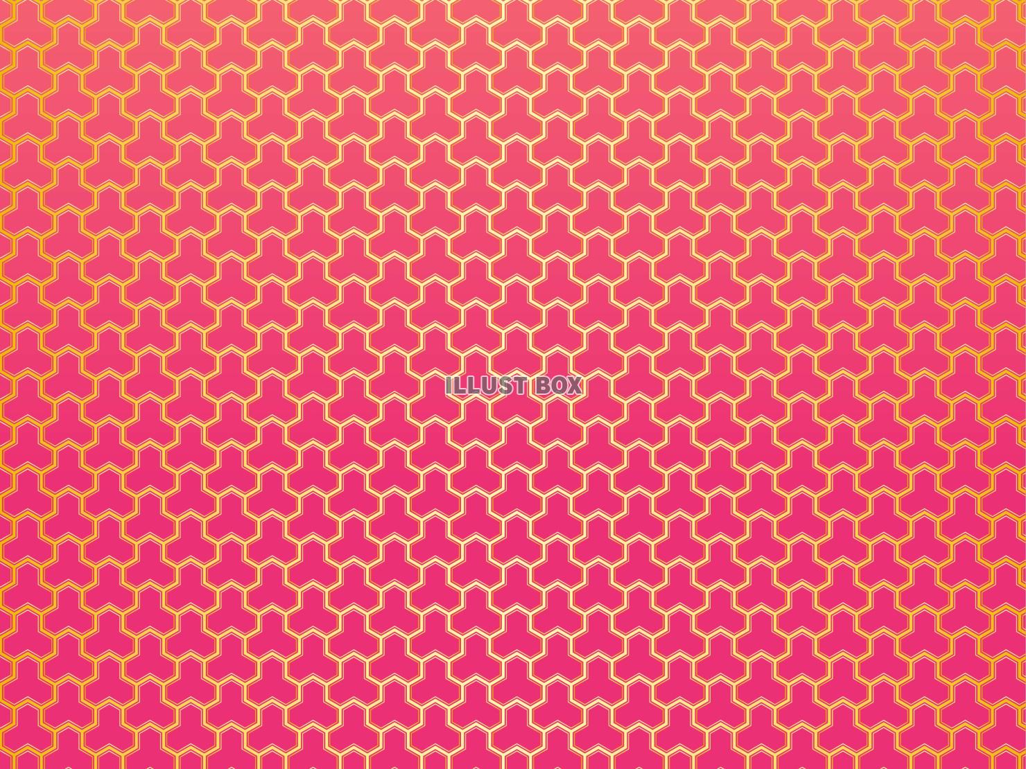 ピンクの和柄グラデーション背景