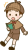 何かに気づいた子供探偵