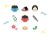 節分のかわいいイラストセット