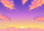 ベクター背景素材：夕暮れに赤く染まる空と雲