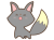 ウキウキな黒キツネ