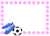 サッカーシューズとボールと桜（入学・卒業）３