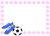 サッカーシューズとボールと桜（入学・卒業）４