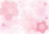 桜の水彩テクスチャ背景　ピンク