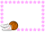 バスケットシューズとボールと桜（入学・卒業）１