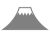 富士山のアイコン（シルエット）