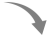 右肩下がりの矢印（ダウンマーク）