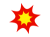 爆発マーク（衝撃アイコン）