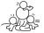 子供に甘えられる棒人間