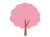 桜の木のイラスト