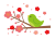 梅の花とウグイスのイラスト