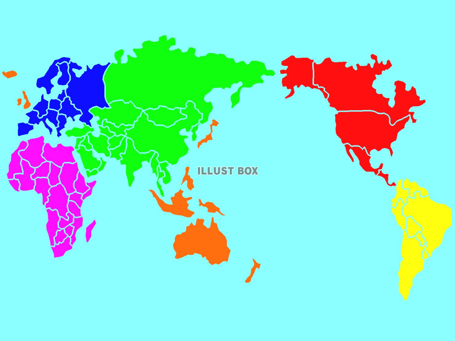 世界地図の壁紙４