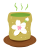 可愛い桜の湯呑みと温かい緑茶