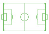 サッカーコート　線画