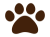 足跡のアイコン（犬や猫などの動物の肉球）