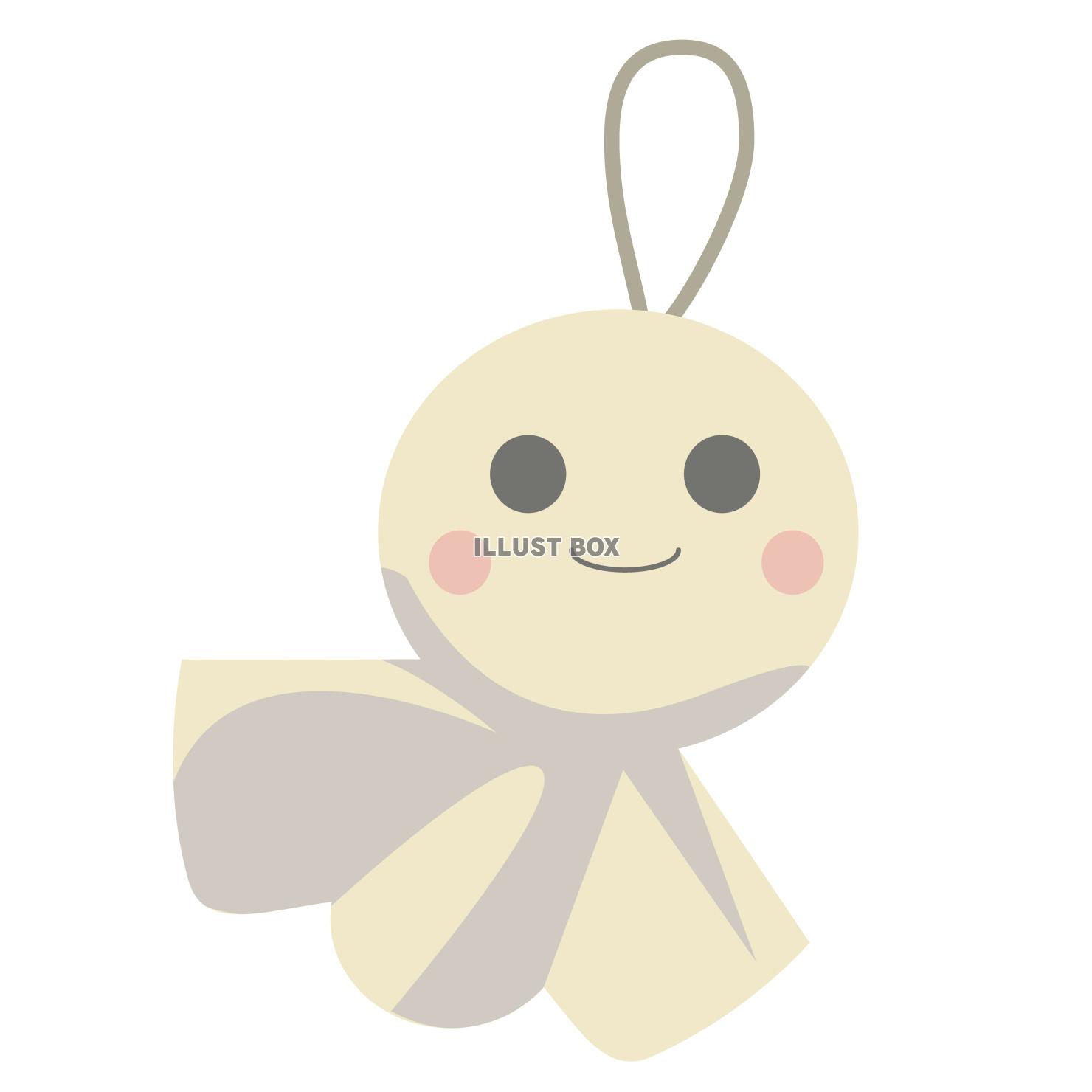 てるてる坊主ベクターイラスト