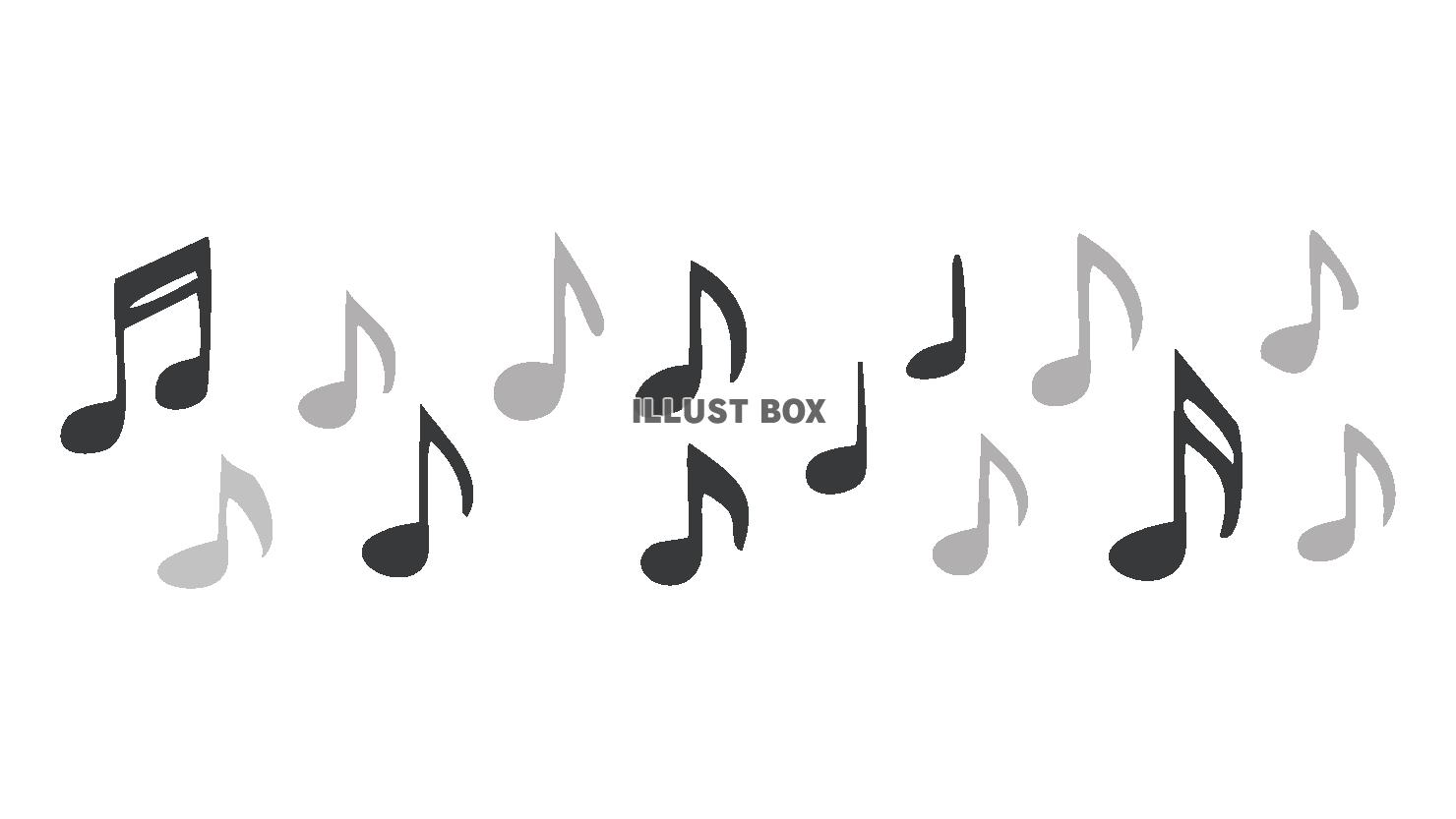 たくさんの音符
