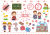 春の卒業・入学イラストセット
