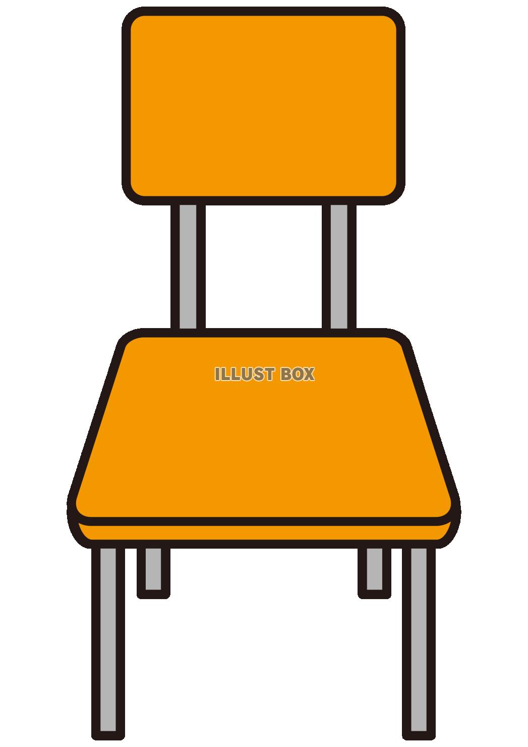 1_イラスト_学校の椅子