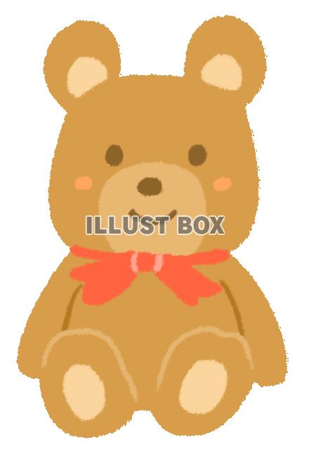 可愛いくまのぬいぐるみ