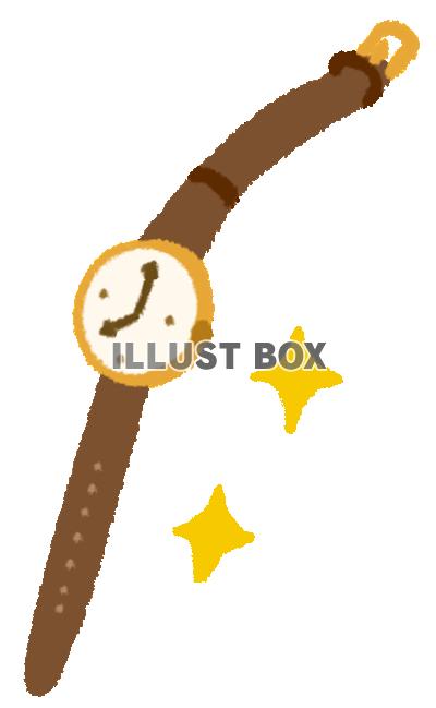 光り輝く可愛いクラシックな腕時計