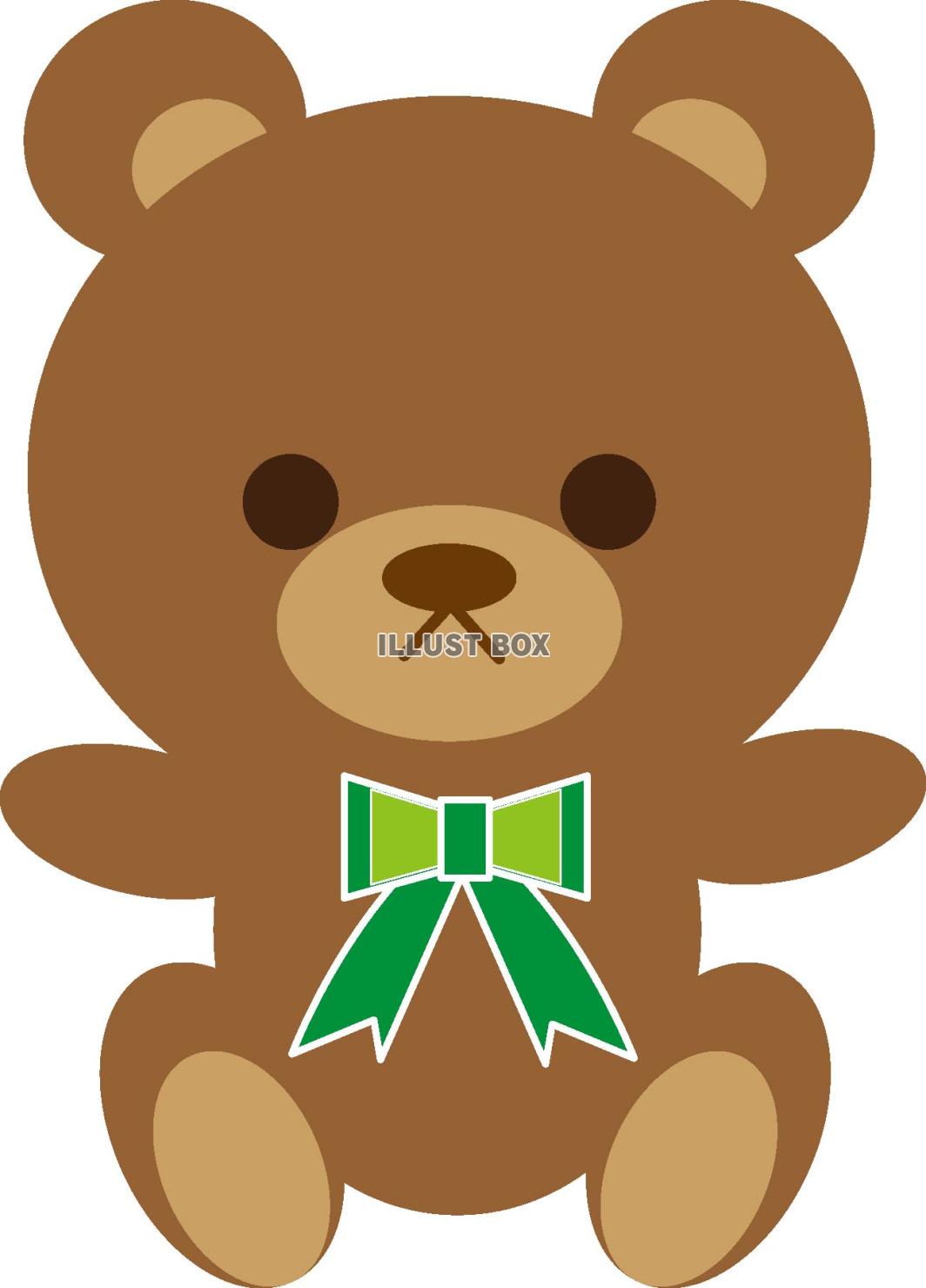 茶色のクマのぬいぐるみ