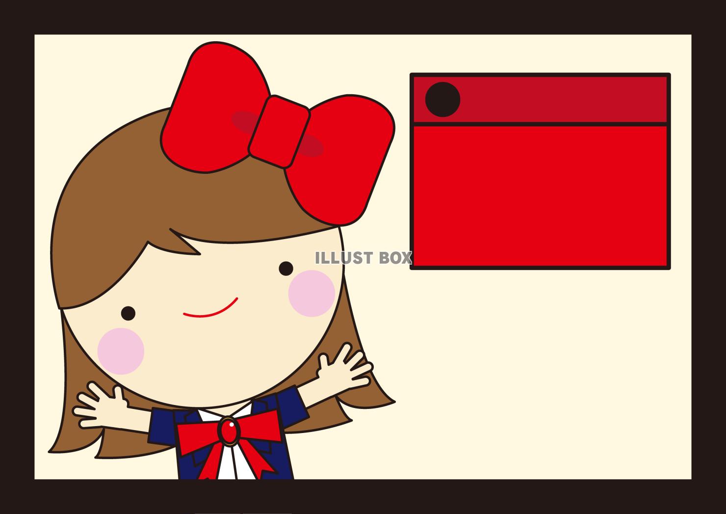 4_人物_女性・Vtuber配信者・リボン・赤スパ