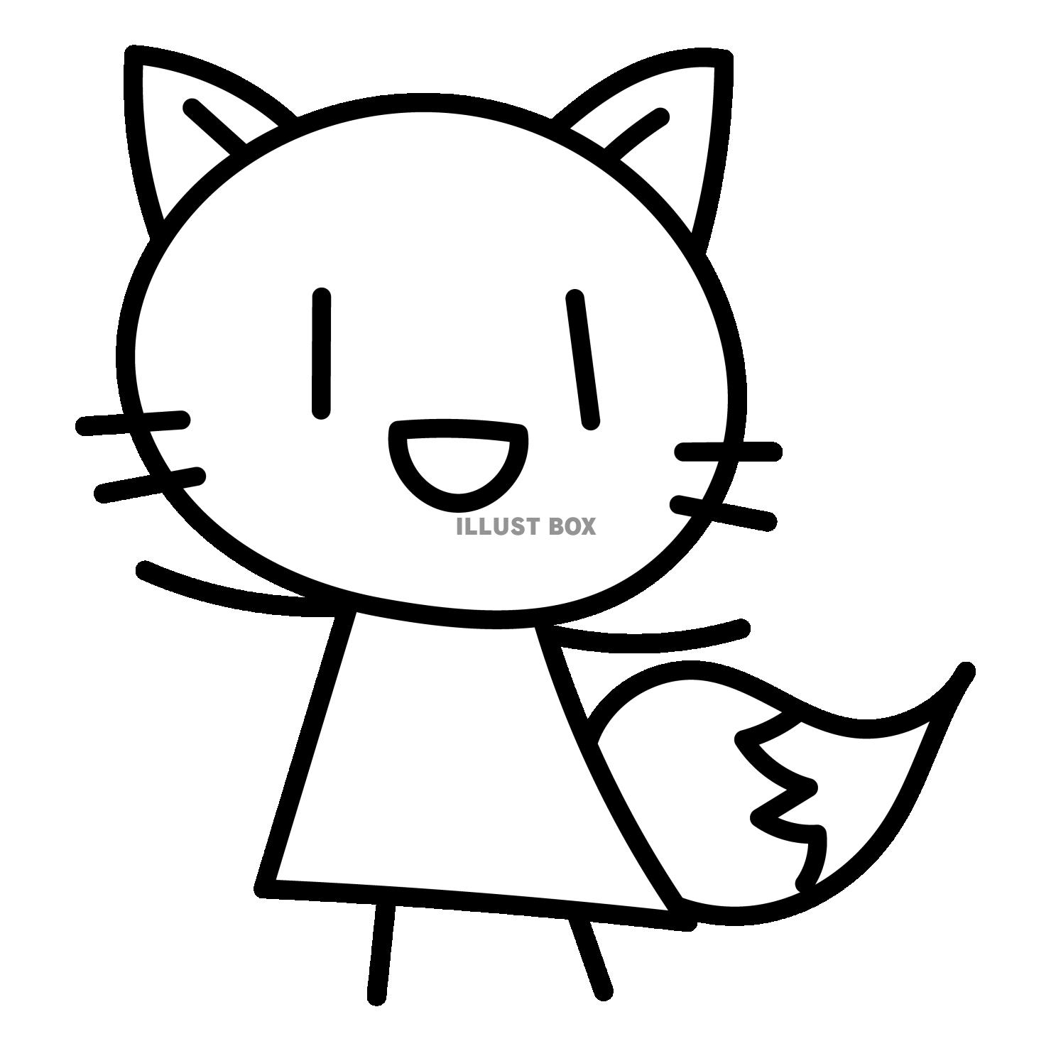 キツネのコスプレのブイチューバー