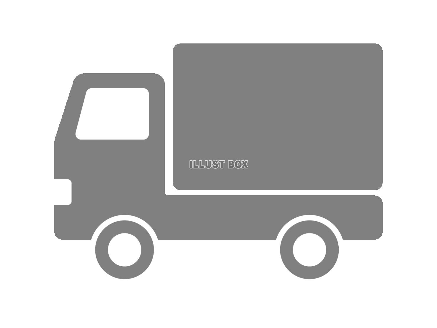 トラックのシルエットアイコン