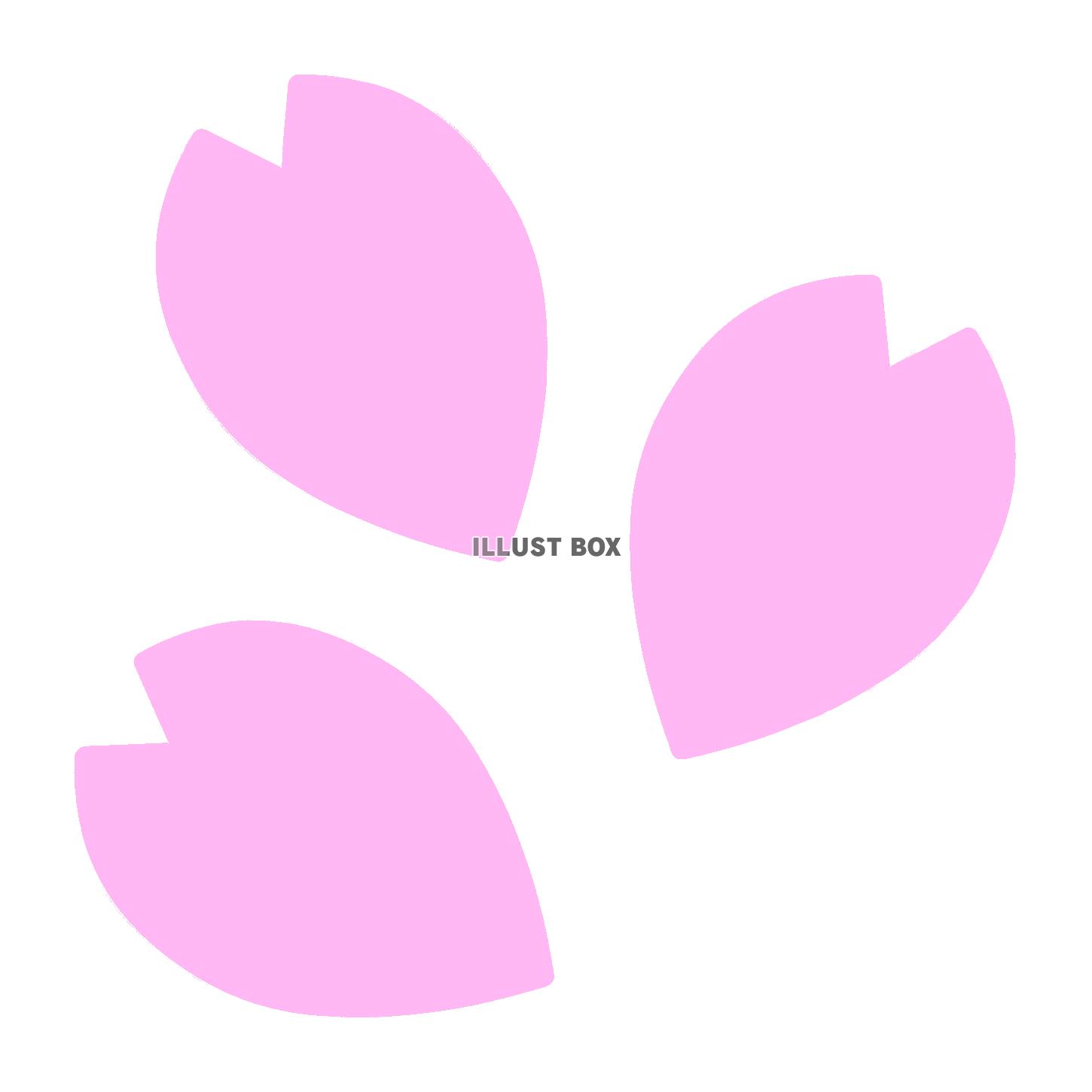 【桜の花びら】３　透過png