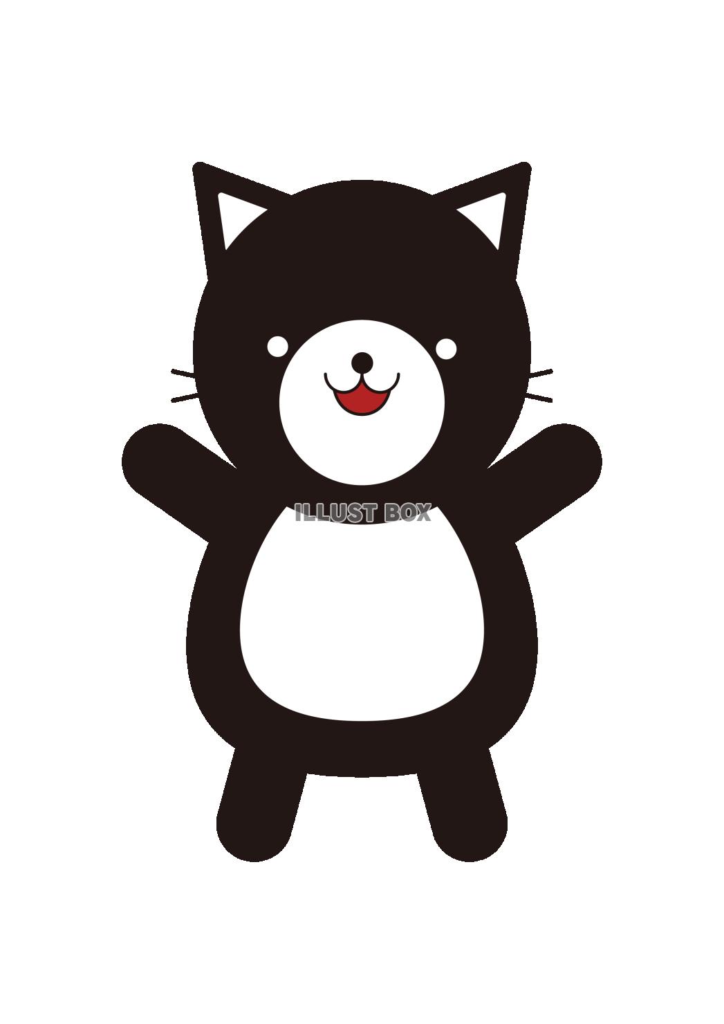 1_動物_クロネコ