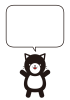 2_動物_クロネコ・ふきだし