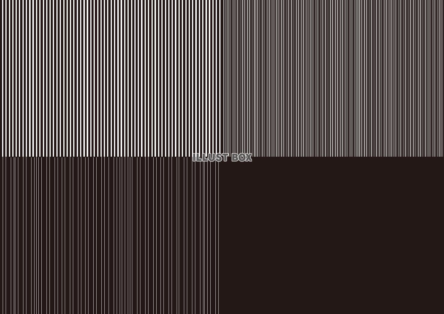2_背景_モノクロ4種類・ストライプ柄