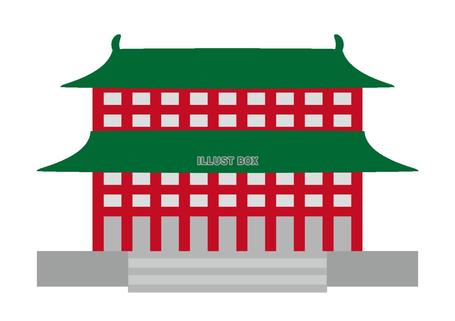 2_建物_羅生門・階段