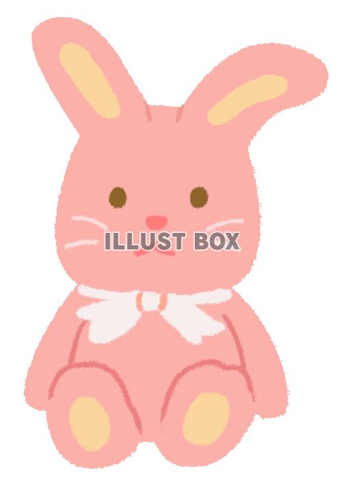 可愛いうさぎのぬいぐるみ
