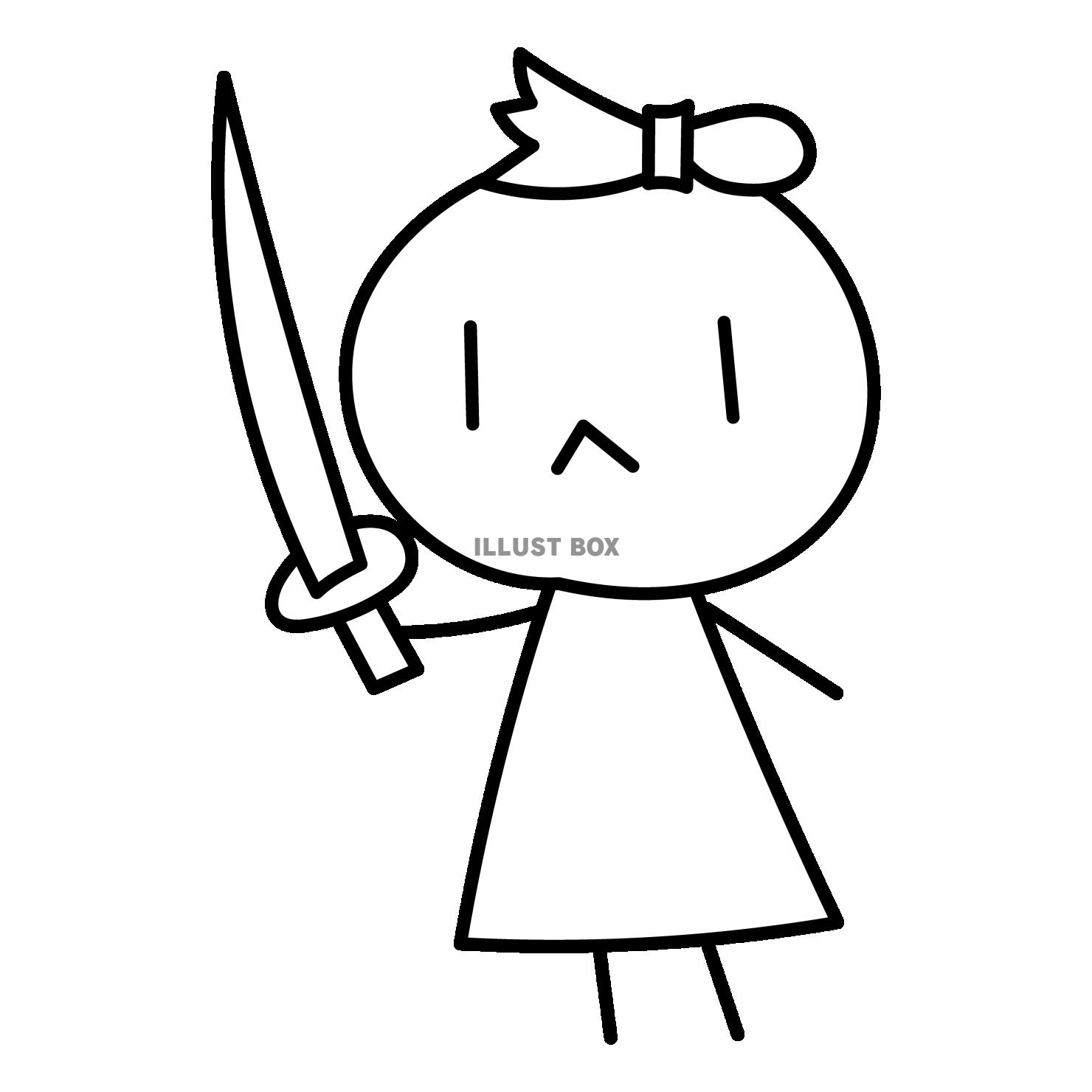 刀を持った侍