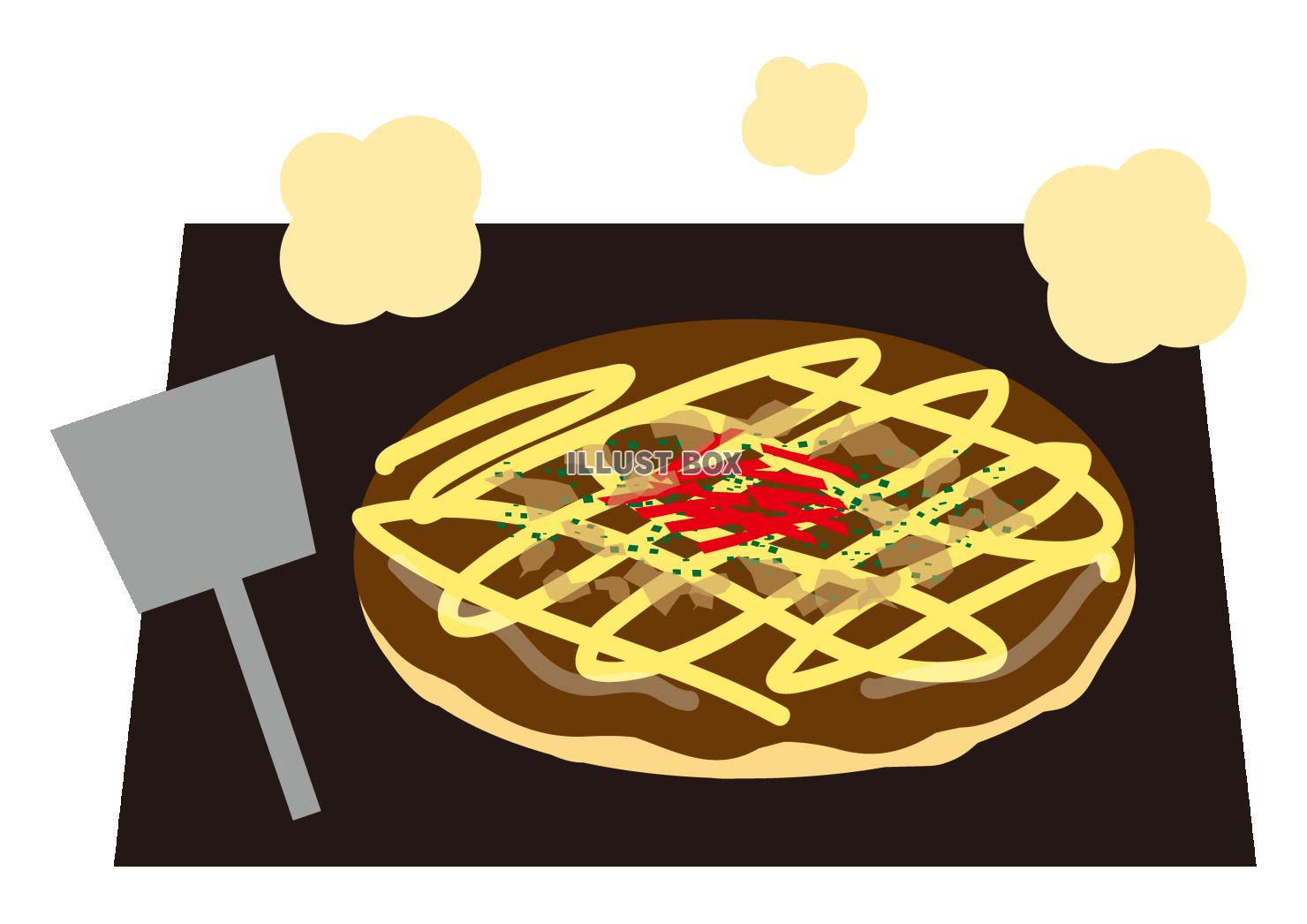 2_食べ物_お好み焼き・コテ・鉄板