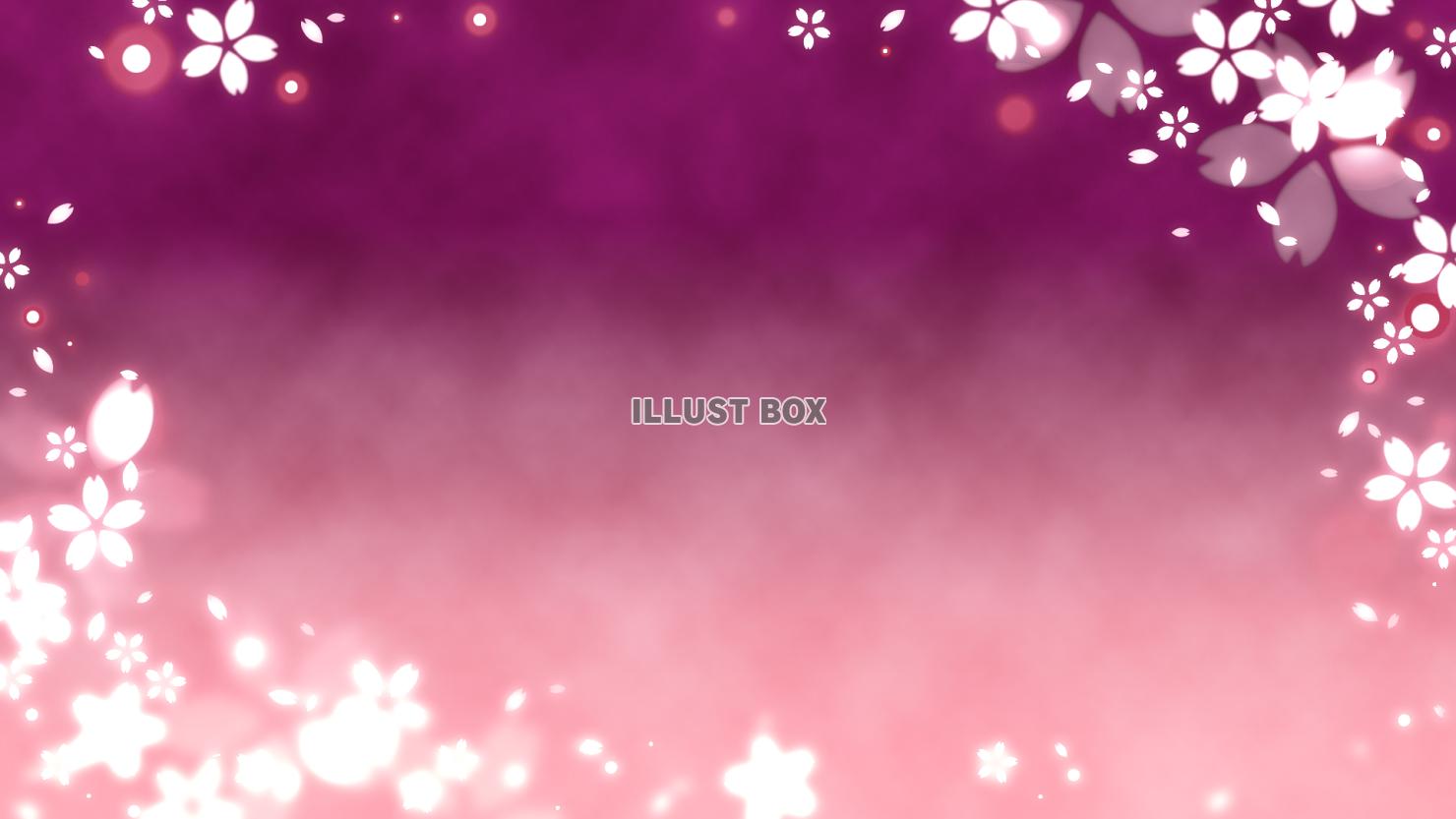 桜の背景、16:9