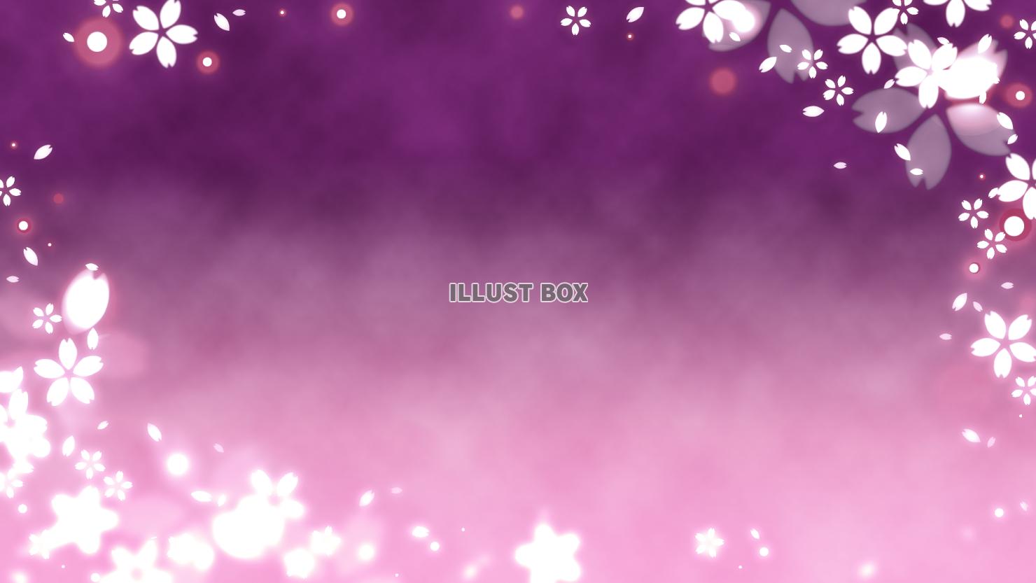 桜の背景、16:9サイズ