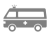 救急車のアイコン（シルエット）
