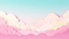 切り絵風な雲のテクスチャ